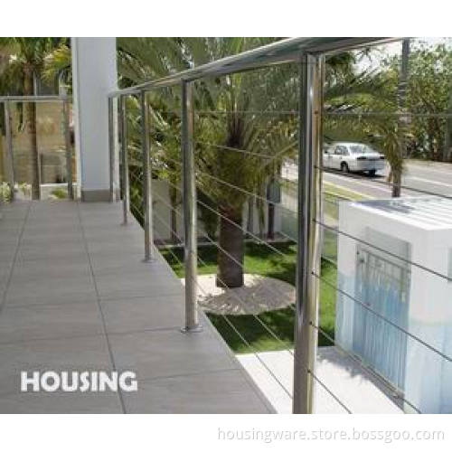 DIY Design Simple But Strong Stainless Steel Wire / Rod Railing - 13